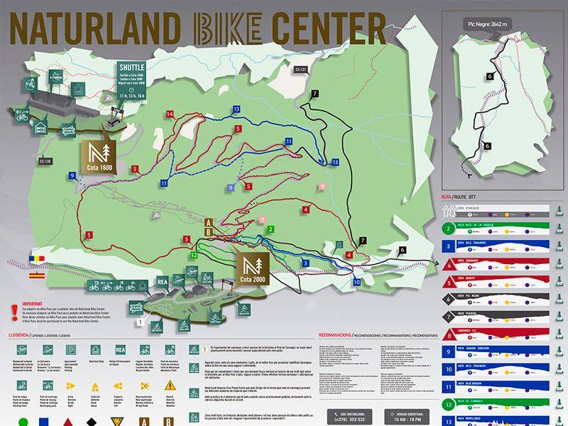 Naturland Bike Center Mapa
